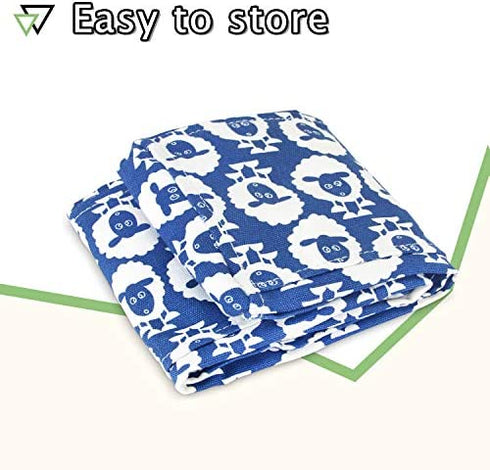 Luxja Dust Cover Compatible with Cricut Explore Air and Explore Air 2, Cover with Back Pockets, Sheep