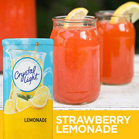 Crystal Light Lemonade Drink Mix, 6 ct Pitcher Packets