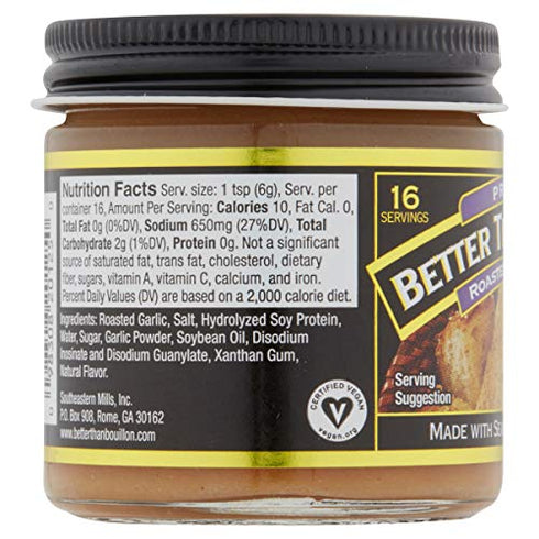 Better Than Bouillon Roasted Garlic Base, 3.5 Ounce