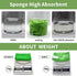 SURPRISE PIE Microfiber Cleaning Cloths 400 GSM Thick Soft Lint Free 12"x12" 6 Pack Green Blue and Orange Reusable Kitchen Towels Dust Cloth Rags for Window Car House Boat Furniture
