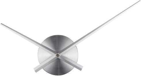 VinJoyce 3D DIY Large Wall Clocks for Living Room Decor, Wall Stickers Clocks for Living Room Decor, Silent, Modern Wall Clock for Kitchen, Office, School, Home, Bedroom, Living Room (Silver)
