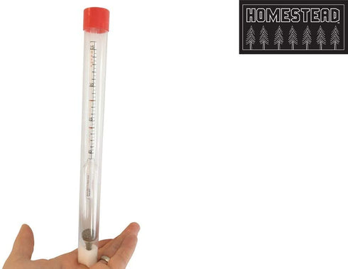 Maple Syrup Hydrometer - Measure Sugar and Moisture Content (Density) of Boiled Sap - Baume and Brix Scale - Calibrated to Create Pure Maple Syrup