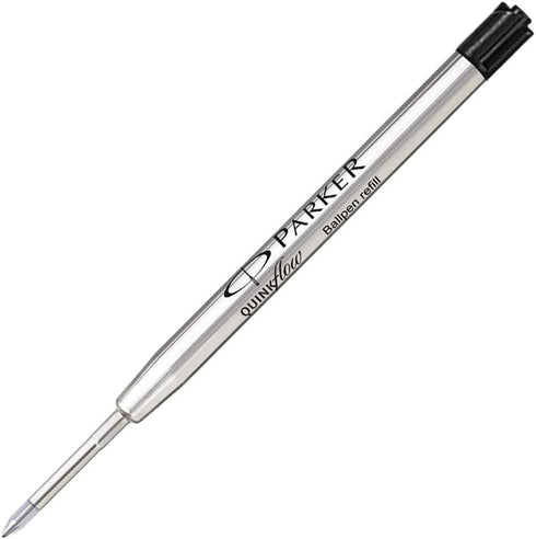 Parker Ball Point Pen Refills, Medium Point, Black Ink