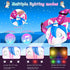 Kids Headlamp Flashlight - Unicorn Toys for Girls, Kids Camping Accessories LED Headlight for Reading Camping Running, Ideal Birthday Christmas Gifts for Girls Boys- Battery Included