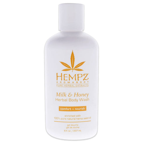 Hempz Milk and Honey Herbal Body Wash, 8 Ounce