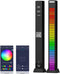 Voice Control Wireless Stereo Music Spectrum LED Light Audio Level Indicator Pickup Rhythm for Car Player Atmosphere Bedroom Ambient Lighting (40 LED Black)