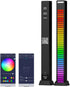 Voice Control Wireless Stereo Music Spectrum LED Light Audio Level Indicator Pickup Rhythm for Car Player Atmosphere Bedroom Ambient Lighting (40 LED Black)