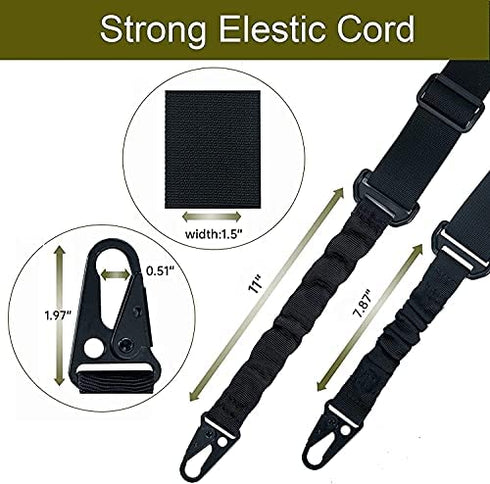 Pecawen 2 Point Traditional Sling Quick Adjust Sling with QD Sling Mount for Mloc System