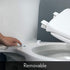 MAYFAIR 841EC 047 Cameron Toilet Seat will Never Loosen and Easily Remove, ROUND, Durable Enameled Wood, Black