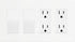 ENERLITES - SI8834-W-STICKER Screwless Decorator Wall Plates Child Safe Outlet Covers, Size 4-Gang 4.68" H x 8.30? L, Unbreakable Polycarbonate Thermoplastic, SI8834-W, Glossy, White