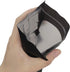 STUs 100 Pack Mylar Bags - 5.5 x 7.9 Inch Resealable Smell Proof Bags with Clear Window Foil Pouch Bag Flat Bag Matte Black