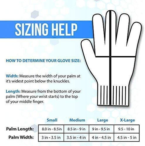 Stark Safe Cut Resistant Gloves Food Grade Level 5 Protection (EN388), Safety Kitchen Cutting Gloves for Oyster Shucking, Meat, Fish Fillet Processing, Mandolin Slicing, Wood Carving (X-Large, Pair)