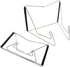 Textbook Stands,2PC Fold-n-Stow Metal Bookstand,Music Book Easel Display Holder,Adjustable Reading Stand,Small Book Rest for Kitchen Counertops,Bookrest for Hardcover Ipad,Cookbook,Recipe (2)