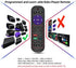 Gvirtue Universal Remote Control Fits for Roku Player 1 2 3 4 Premiere/+ Express/+ Ultra with 9 More Learning Keys Programmed to Control TV/Soundbar/Receiver