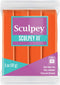Sculpey III Polymer Oven-Bake Clay, Just Orange, Non Toxic, 2 oz. bar, Great for modeling, sculpting, holiday, DIY, mixed media and school projects.Great for kids & beginners!