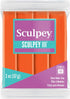 Sculpey III Polymer Oven-Bake Clay, Just Orange, Non Toxic, 2 oz. bar, Great for modeling, sculpting, holiday, DIY, mixed media and school projects.Great for kids & beginners!