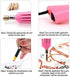 Hotfix Applicator Tool, Bedazzler Kit with DIY Hot Fix Rhinestones Include 7 Tips, Support Stand Tweezers Cleaning Brush Wax Pencils and 2400 Rhinestone