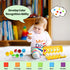 CPSYUB Toddler Toys, 18 Month Toys, Easter Eggs Gifts Toys for 1, 2, 3 Year Old Girls / Boys, Montessori Matching Eggs Educational Color & Shape Recognition Skills Learning Toys BPA Free (12 Eggs)