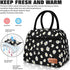 BALORAY Lunch Bags for Women Lunch Tote Cooler Bag with 2 Side Pocket Leak-proof Liner Insulated Lunch Box Lunch Bags for women/Picnic/Boating/Beach/Fishing/Work