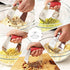 Zulay Kitchen Dough Blender - Stainless Steel Pastry Cutter, Heavy Duty Dough Cutter With Blades, Pastry Blender And Butter Cutter - Pastry Cutter For Baking (Red)