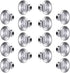 Bememo 24 Pack Silver Cabinet Knobs Kitchen Round Drawer Dresser Handles Kitchen Cabinet Round Pulls Hardware 1.06 x 0.79 Inch