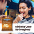 Drizzilicious Birthday Cake 10 Pack | Mini Snack Chocolatey Rice Cakes | Vegan Air Popped Chia, Quinoa, Flax Snacks