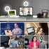 Ring Light for Zoom Meetings, Laptop Ring Light with Tripod Stand, Ring Light with Suction Cup for Computer Monitor …