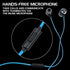 ENHANCE Mobile Gaming Earbuds for PS4, PC, Xbox One & Nintendo Switch with Bass Vibration Feedback & Microphone - Full Metal Housings, Noise Isolating, in Ear Hooks & Tangle Free Cable