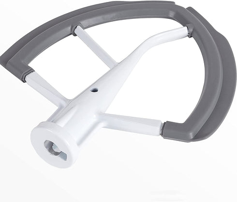 6QT Flex Edge Beater for KitchenAid Bowl-Lift Stand Mixer,6 Quart Flat Beater Paddle with Flexible Silicone Edge Bowl Scraper