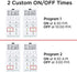 UltraPro 24-Hour Digital in-Wall, Easy-to-Program Timer, Daily presets, to-The-Minute Countdown, ON/Off Override Button, Automatic Lighting Schedule – 40955, 1 Pack, White