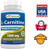 Best Naturals L-Carnitine 1000mg 60 Tablets (60 Count (Pack of 1))