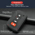 2pcs Compatible with Toyota Smart 4 Bts Black Silicone FOB Key Case Cover Protector Keyless Remote Holder for 2019 2018 2017 2016 2015 2014 2013 2012 2011 Toyota Avalon Camry Corolla Highlander RAV4