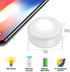 Wireless LED Puck Light 6 Pack with 2 Remote Control, RGB Color Changing & Dimmable LED Under Cabinet Lighting, Battery Powered Closet Lights for Kitchen, Stick On Lights-Small Size 3xAAA Battery