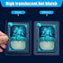 Hard Trading Cards Sleeves Plastic Card Hard Case Cover 3x4 Collector Playing Card Sleeves Protector for Baseball Football Basketball Sport Cards with Mini Easels Display Stand Holder (15 Pieces)