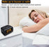 DreamSky Alarm Clock Radio for Bedroom - FM Radio Clock with Battery Backup, USB Charing Port, 1.2 Inch Bold Digit 0%-100% Dimmer, Adjustable Alarm Volume, Temperature, Snooze, Sleep Timer, 12/24H