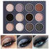 DE'LANCI Smokey Grey Goth Black Eyeshadow Palette, Pigmented Velvety Matte Shimmer Neutral Silver Eyeshadow Pallet,Long-Lasting Natural Nude Brown Dark Small Makeup Palette Eye Shadow, Cruelty Free…