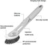 Cenbee Soap Dispensing Dish Brush with 4 Replaceable Heads, Updated No Leaking Soap Dish Scrubber Soap Dispenser, Kitchen Dish Brush with Soap Dispenser for Pot Pan Sink Cleaning(Light Gray)