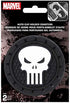 Plasticolor 000657R01 Marvel Punisher Auto Car Truck SUV Cup Holder Coaster 2-Pack , BLACK