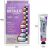 Mont Marte Metallic Acrylic Paint Set 8 Piece x 18 ml Tubes, Lightfast Colors with Smooth Consistency and Opaque Metallic Finish.