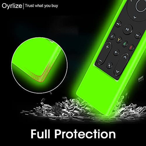 Silicone Protective Case for PDP Gaming Remote Control: Xbox Series X|S Xbox One, Xbox,Shockproof Remote Case Holder Skin Proetector for PDP Xbox One Remote Battery Back Covers Case-Glowgreen