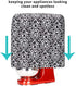 Kitchen Aid Mixer Cover,Kitchen Mixer Cover Compatible with 6-8 Quarts Kitchenaid/Hamilton Stand Mixer,Cover For Kitchen Aid Mixer,Kitchen Stand Mixer Covers.Kitchen Aid Mixer Assecories.Paisley