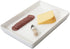 Avant 15" x 10" Plastic Serving Tray | Perfect for Serving Appetizers, Snacks, and Desserts, Creating Charcuterie Trays, Sorting Puzzle Pieces, Crafting and More | Set of 3 White