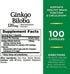 Nature’s Bounty Ginkgo Biloba Capsules 120mg, Memory Support Supplement, Supports Brain Function and Mental Alertness, 100 Capsules