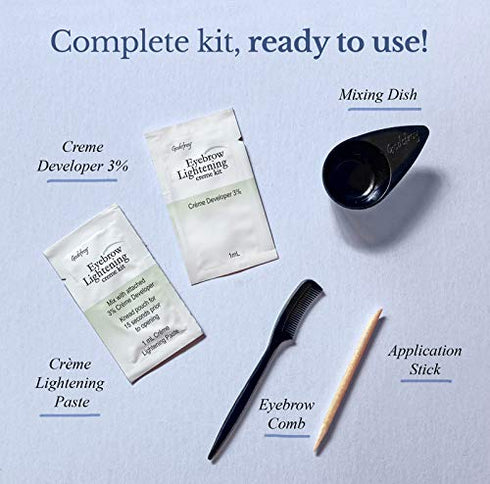 Godefroy Eyebrow Color Lightening Crème Single Use Application Kit