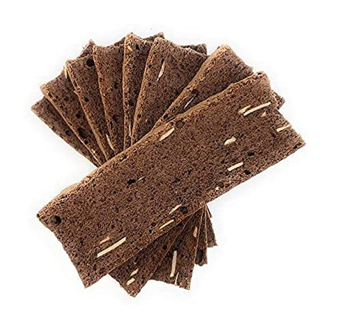 DIJAS Natural Foods, Crunchy Fat Free Biscotti Cookie, All Natural Preservative Free Ingredients, Delicious Low Calorie Snack (5 Ounces, Chocolate Almond)