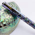 LACHIEVA luxury Handcrafted Shell Abalone Metal Ballpoint Pen Compatible with Germany Schmidt P900M Refill, Best Gift for Writing (Blue and Black 2 Refills), Nice Pen for Men & Women and Christmas