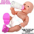 Click N' Play Baby Girl Doll Caring and Feeding Accessories Set (Doll not Included), Pink