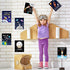 Blulu 9 Pieces Outer Space Decor for Kids Room Boy Bedroom Space Posters 8 x 10 Inch Cute Inspirational Wall Art Decoration for Boys and Girls Playroom Space Nursery Decor