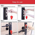 HNHMT Upgraded Portable Door Lock & Door Stop Alarm, Dual Protection Security Door Kit,Door ?Security Devices Pocket Self Defensey Tools,for Traveling Hotel Home Apartment College House(2 Pack)