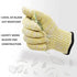 Schwer Level A9 Cut Resistant Gloves Construction Cut Gloves with Fireproof Aramid Fiber for Safety Work, HVAC, Warehouse, Lumber, Metal Detecting, Glass Handling, Wood Carving?XL?